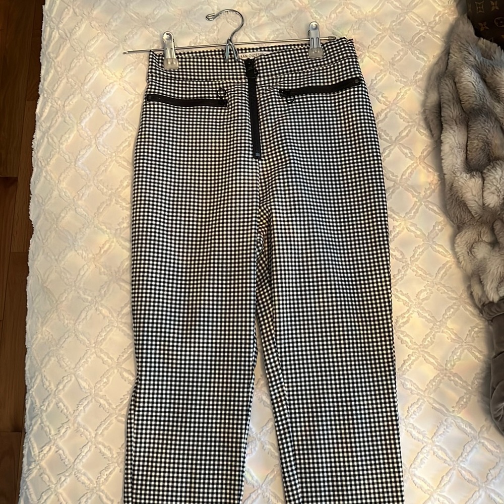 Urban Outfitters Plaid Pant with Zipper Details